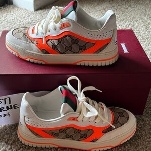 Gucci Re-Web Sneaker - Orange - Current Season
